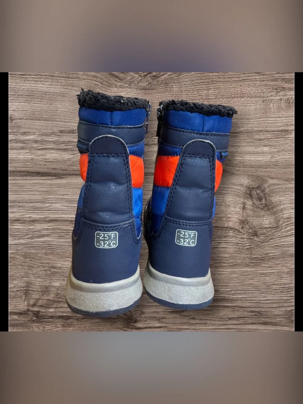 Merrell Select Grip M Alpine Puffer Water Proof Youth Snow Boots Size 11 Blue